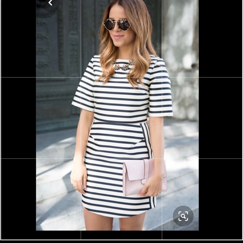 Topshop striped dress, as seen on gal meets glam